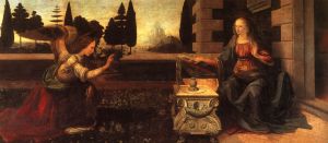 L'Annunciazione de Leonardo da Vinci(1472 - 1475)